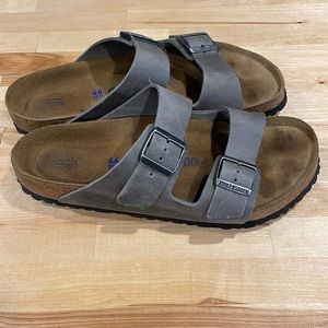Stone Birkenstocks mens 11 EUC